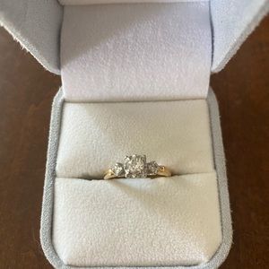 Engagement ring/promise ring.